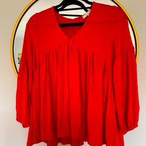 Eri + Ali Red Blouse